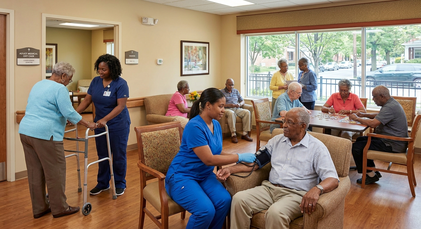 Transportation and safety considerations for choosing a licensed adult medical day care in Baltimore